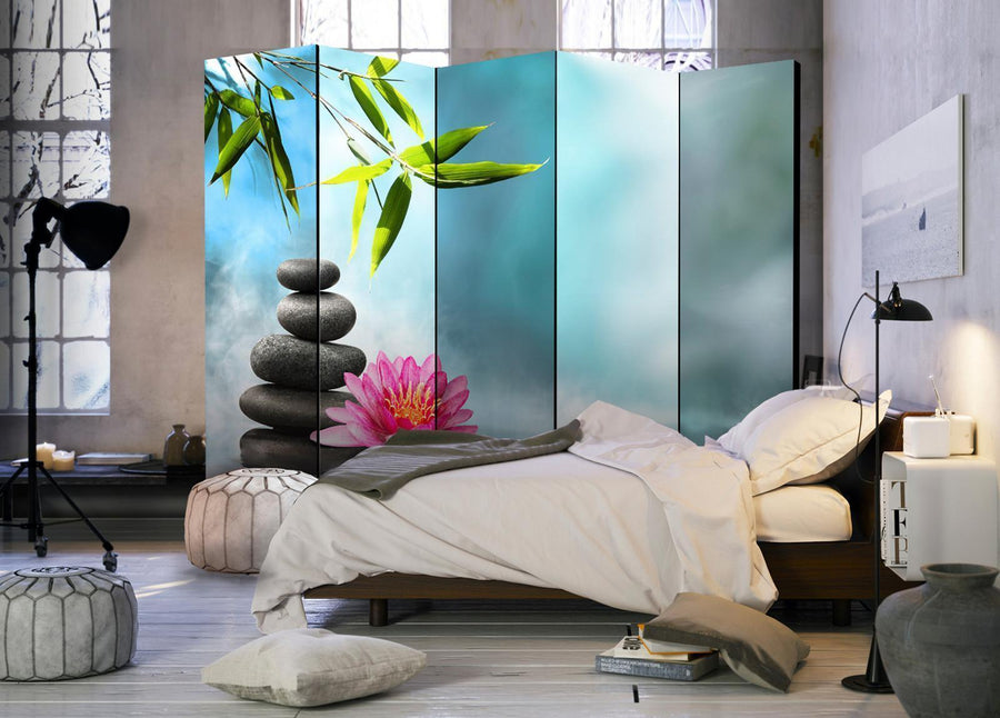 Paravent - Water Lily and Zen Stones II Artgeist
