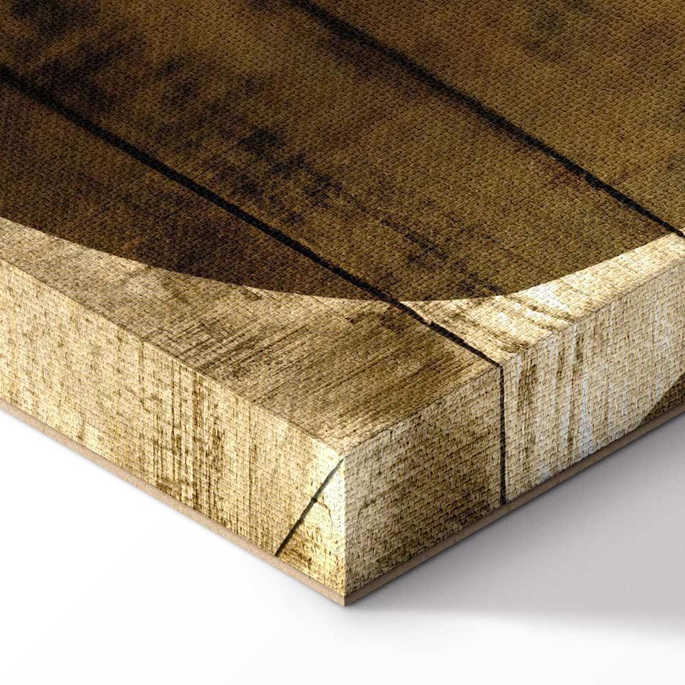 Leinwandbild - Golden Chocolate (1 Part) Vertical