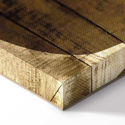 Leinwandbild - Golden Chocolate (1 Part) Vertical