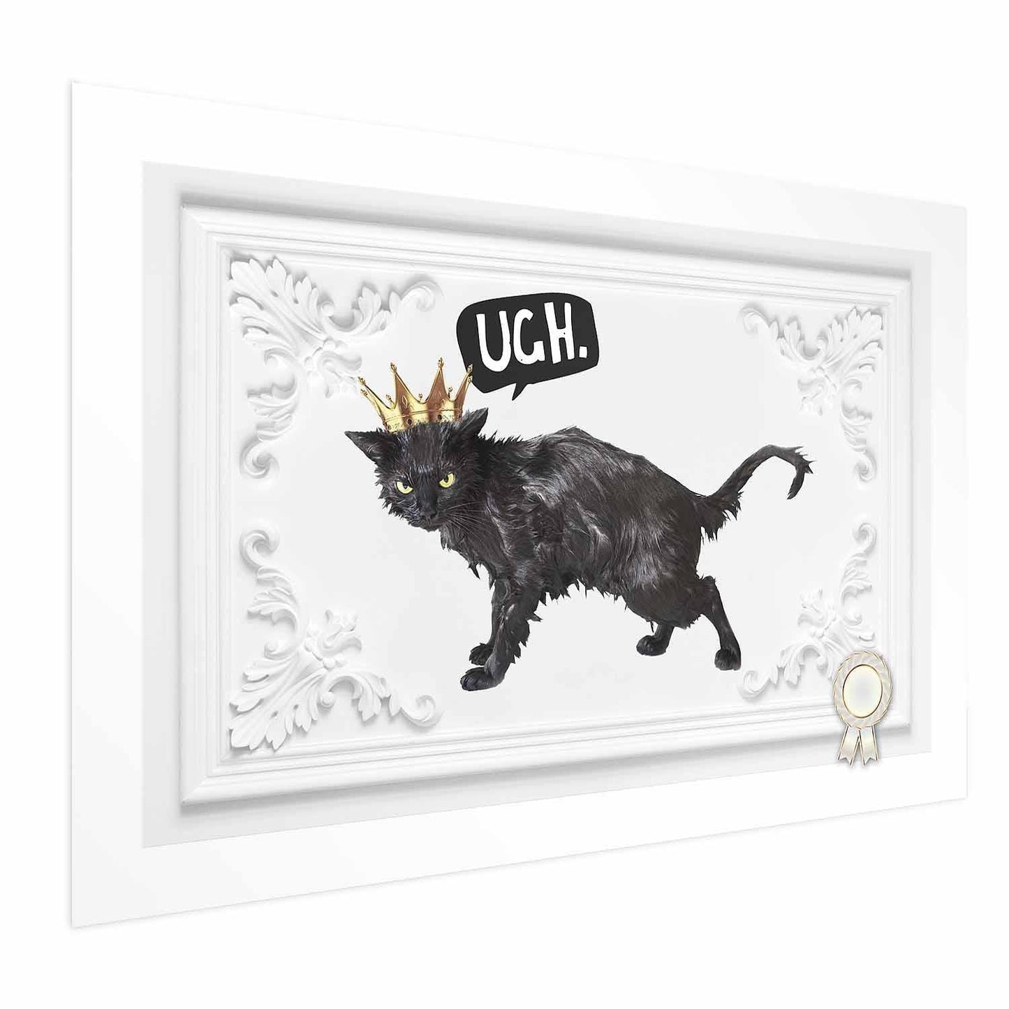 Poster - Cat with a Crown Artgeist