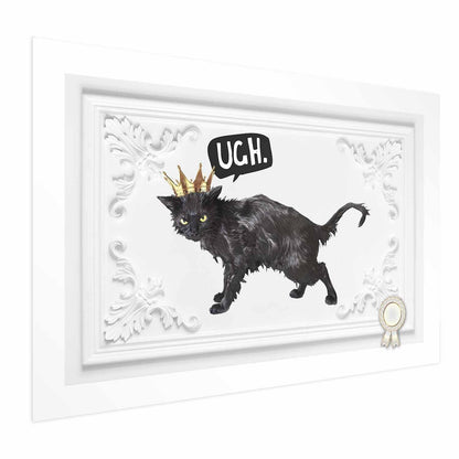 Poster - Cat with a Crown Artgeist