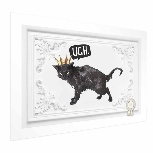 Poster - Cat with a Crown Artgeist