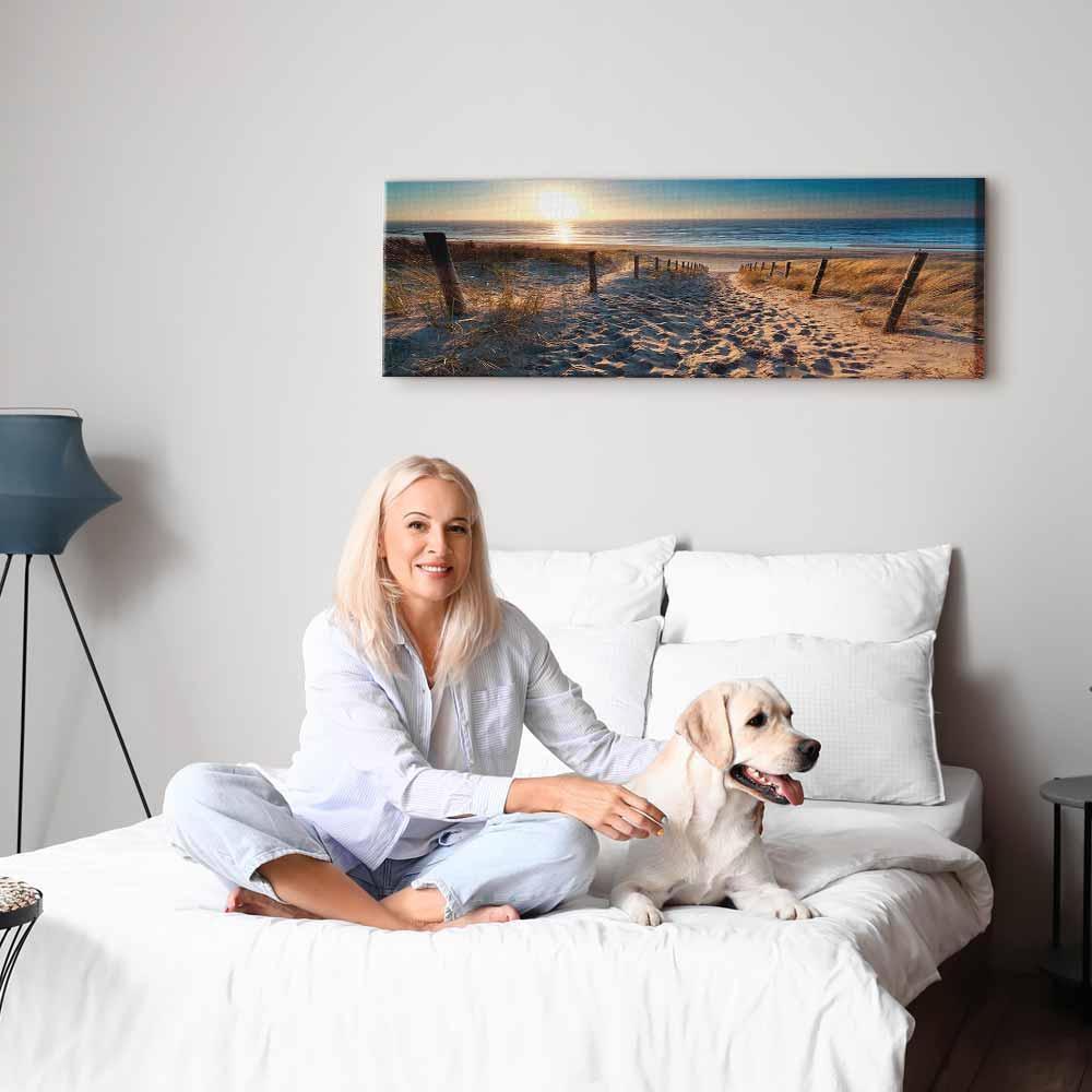 Leinwandbild - Sunset Path