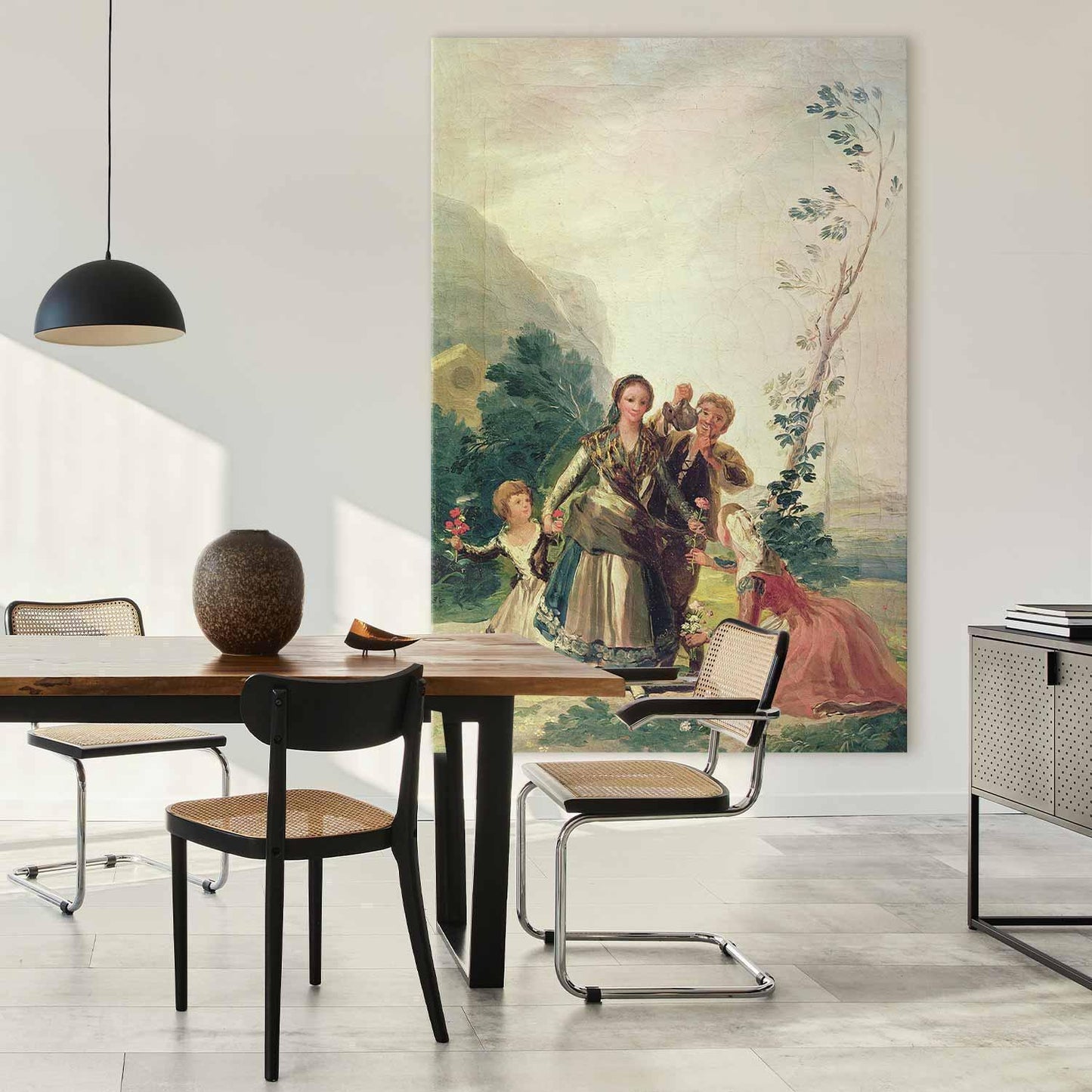 Wandbild XXL - Francisco Goya – The Flower Girls (Spring)