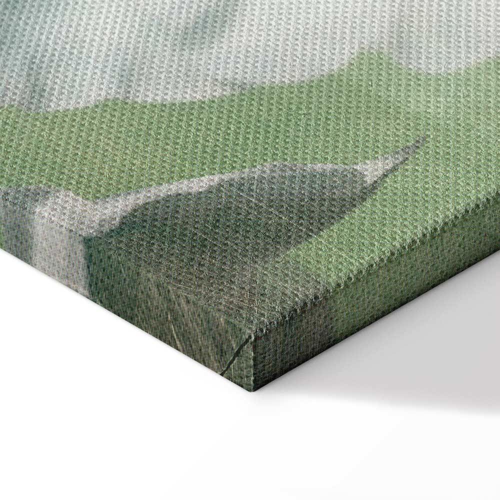 Leinwandbild - Mint Fog (1 Part) Vertical