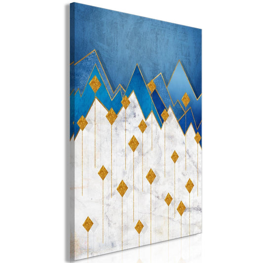Leinwandbild - Snowy Land (1 Part) Vertical Artgeist