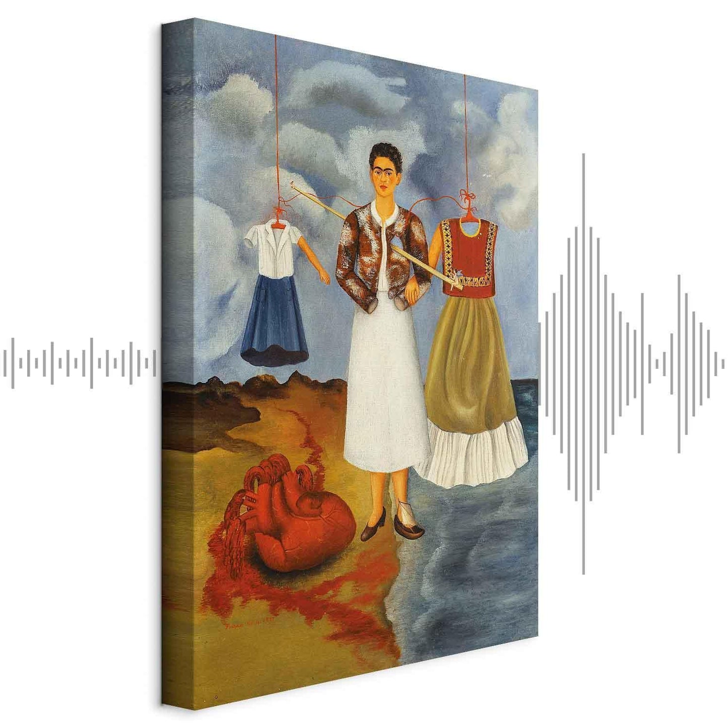 Leinwandbild - Frida Kahlo – Memory (The Heart)