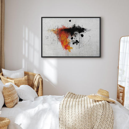 Leinwandbild - Expression of Red (1 Part) Wide