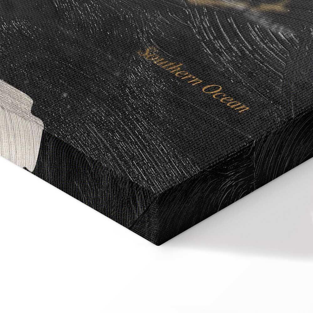 Leinwandbild - World Map: Secrets of the Earth