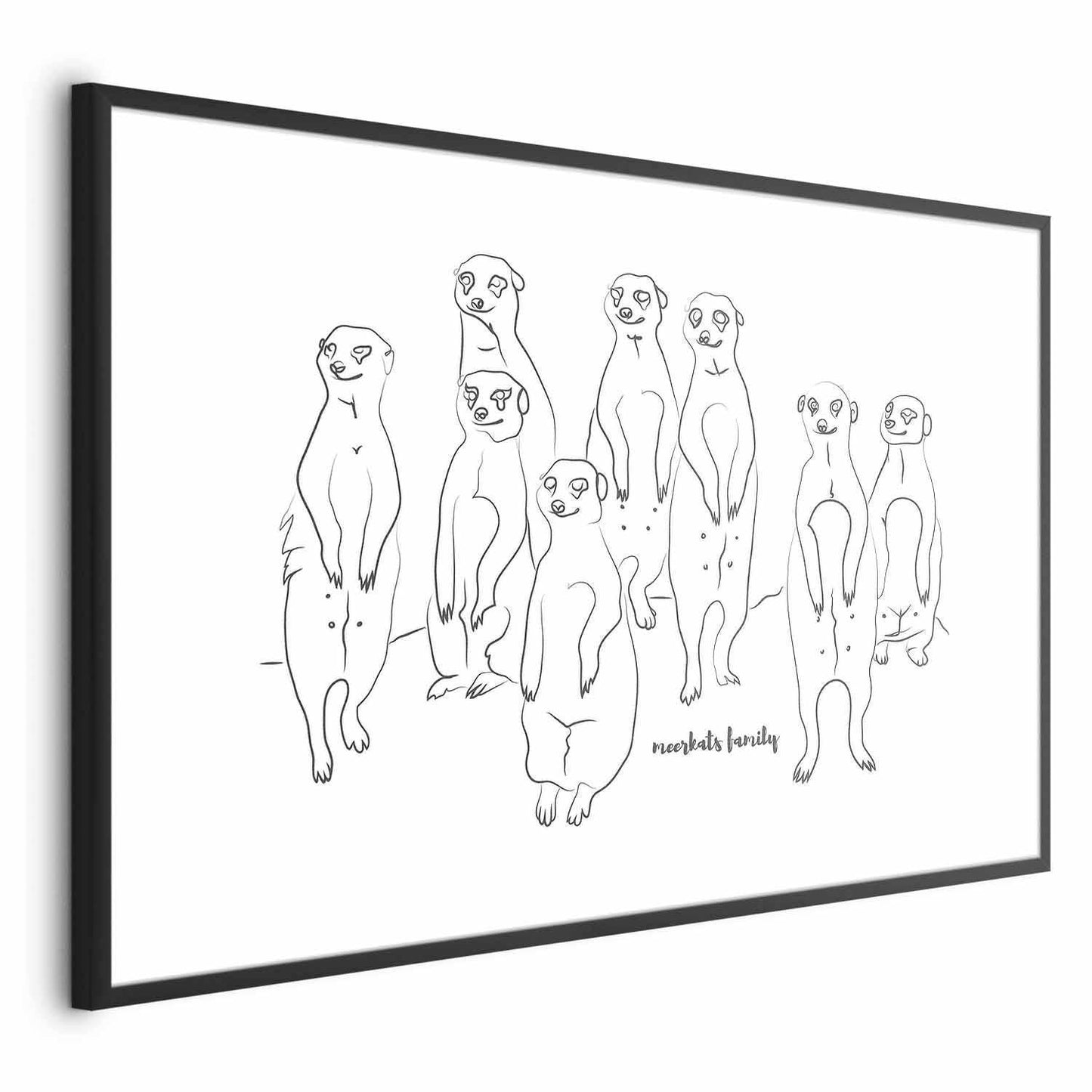 Poster - Meerkat Family Artgeist