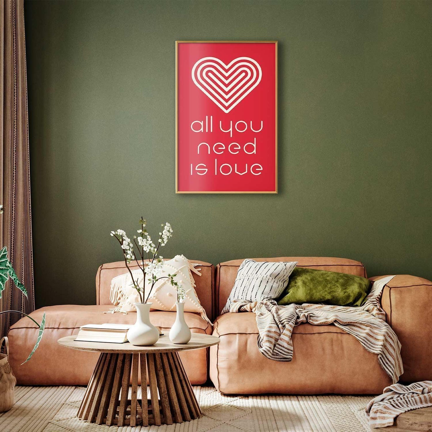 Poster - Let's Love Each Other Artgeist