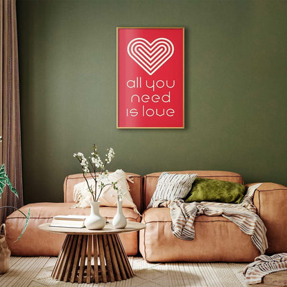 Poster - Let's Love Each Other Artgeist