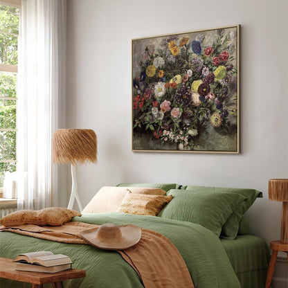 Leinwandbild - Eugène Delacroix – Bouquet of Flowers