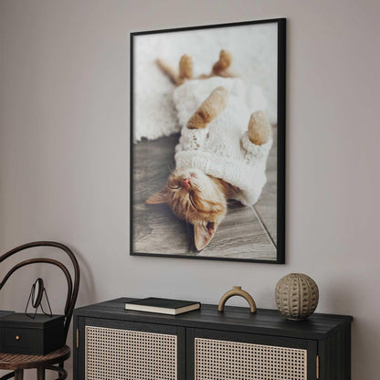 Poster - Lazy Cat Artgeist