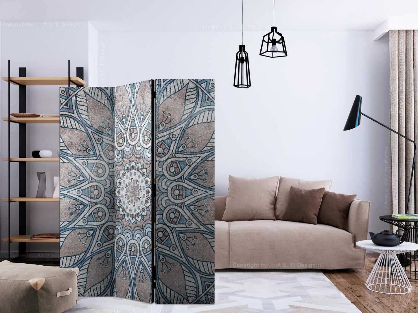 Paravent - Mandala Artgeist