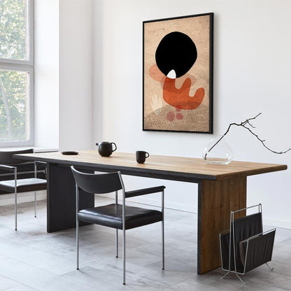 Leinwandbild - Black Stone (1 Part) Vertical