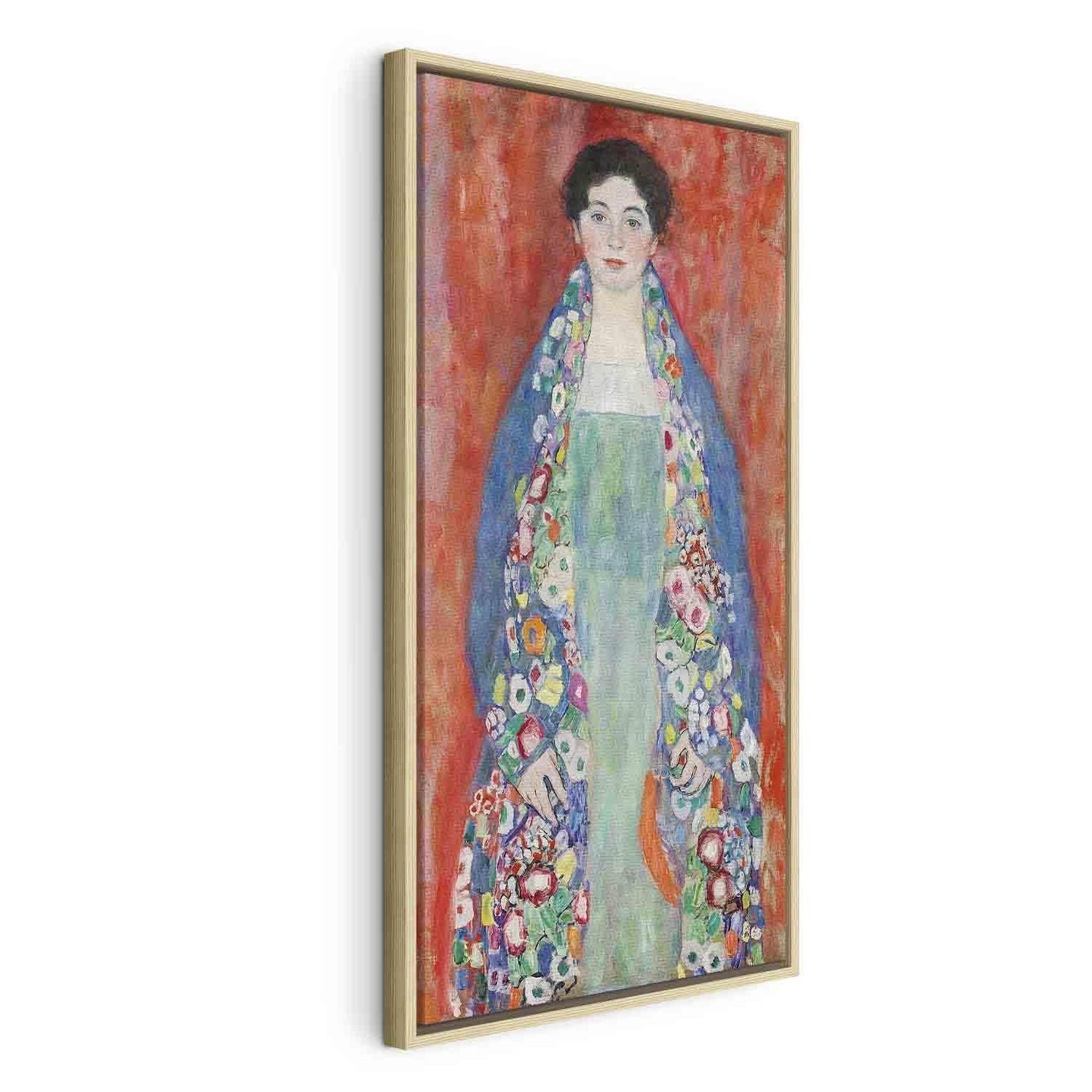 Leinwandbild - Portrait of Fräulein Lieser (Gustav Klimt) Artgeist