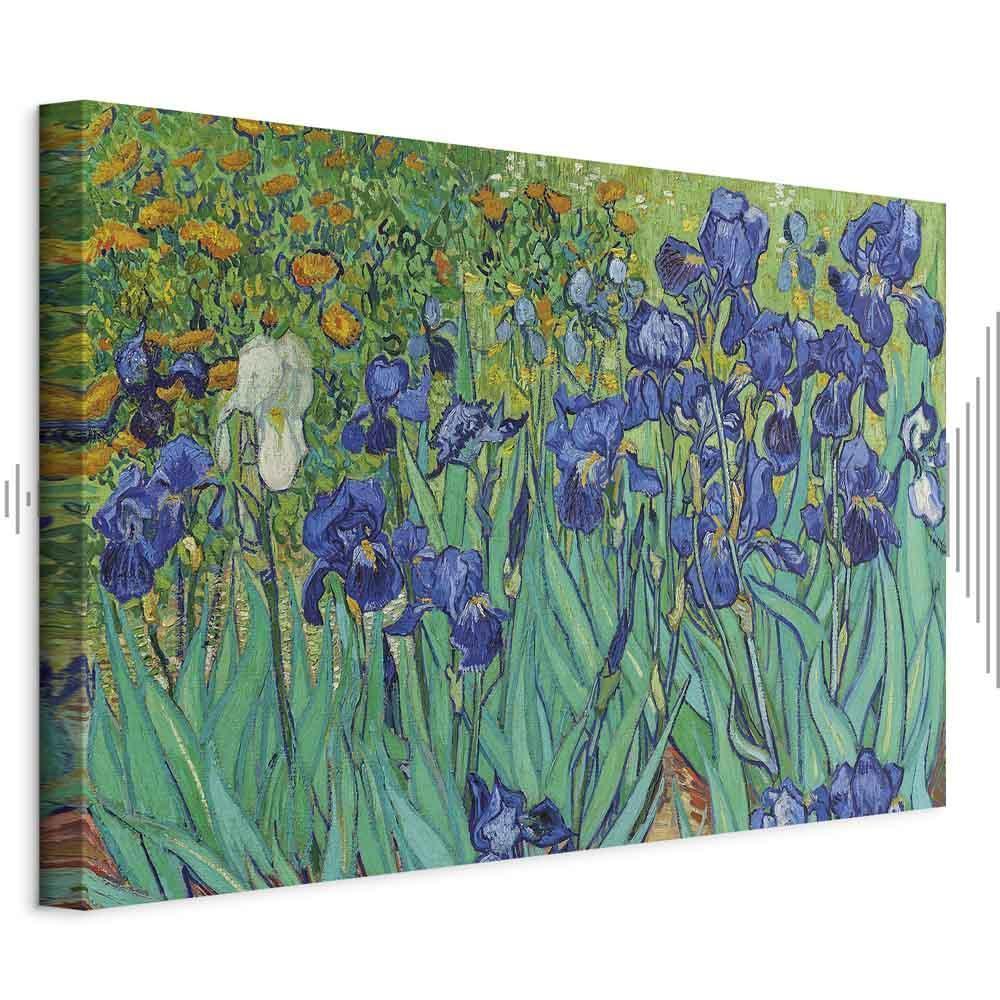 Leinwandbild - Vincent Van Gogh – Iryses