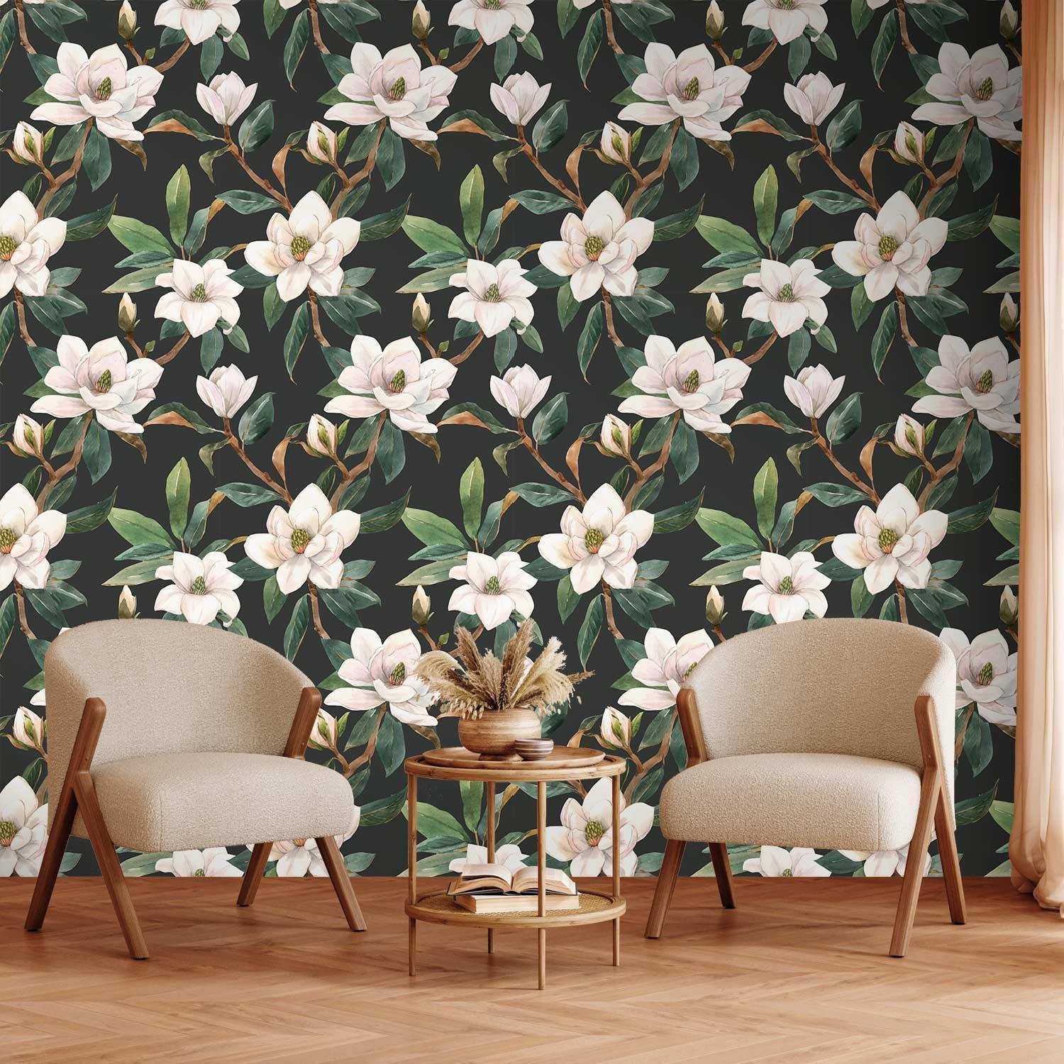 Tapete - White Magnolias Artgeist