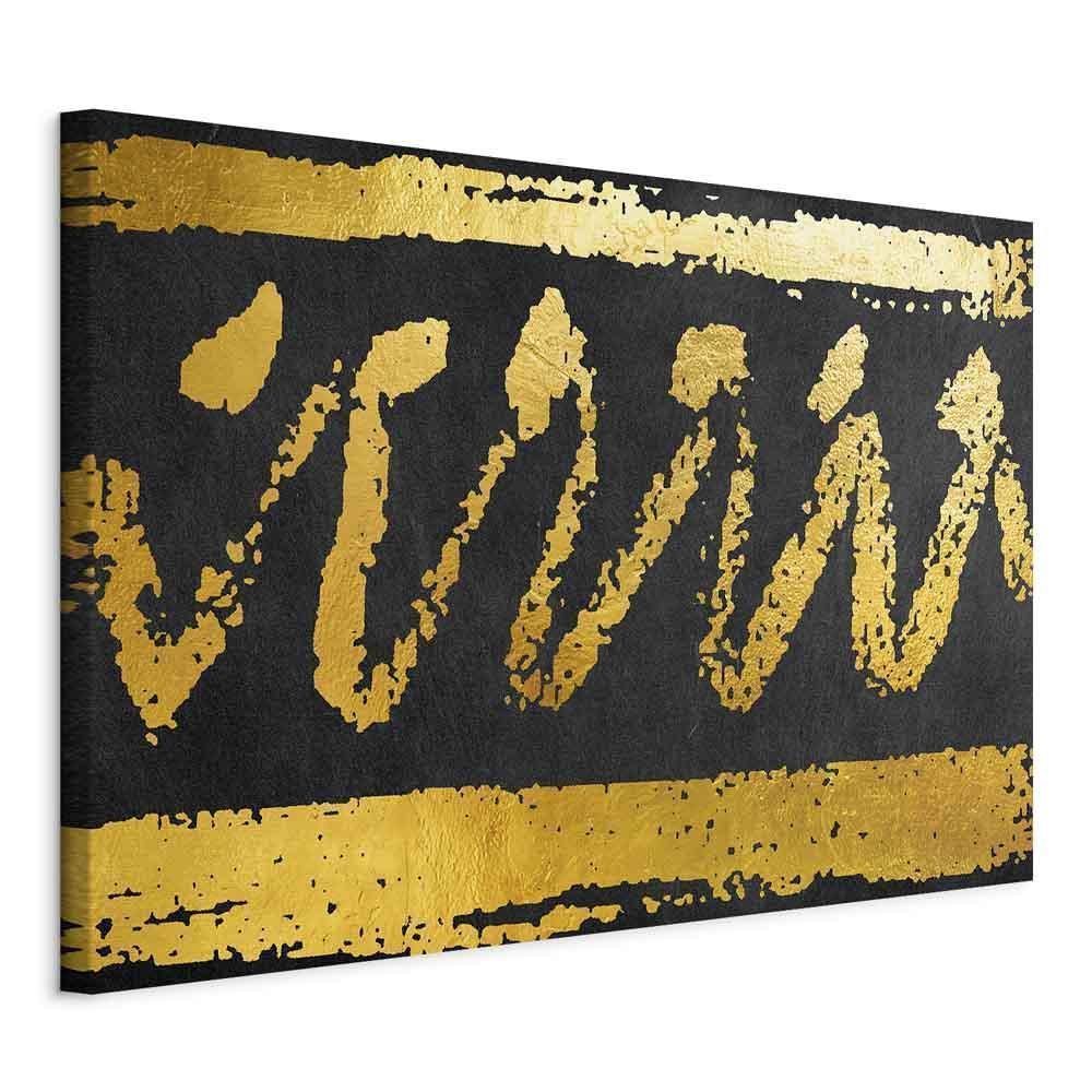 Leinwandbild - Gold Seal (1 Part) Wide