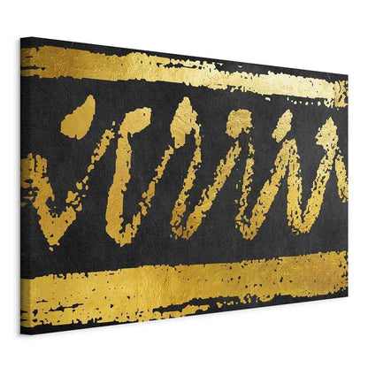 Leinwandbild - Gold Seal (1 Part) Wide