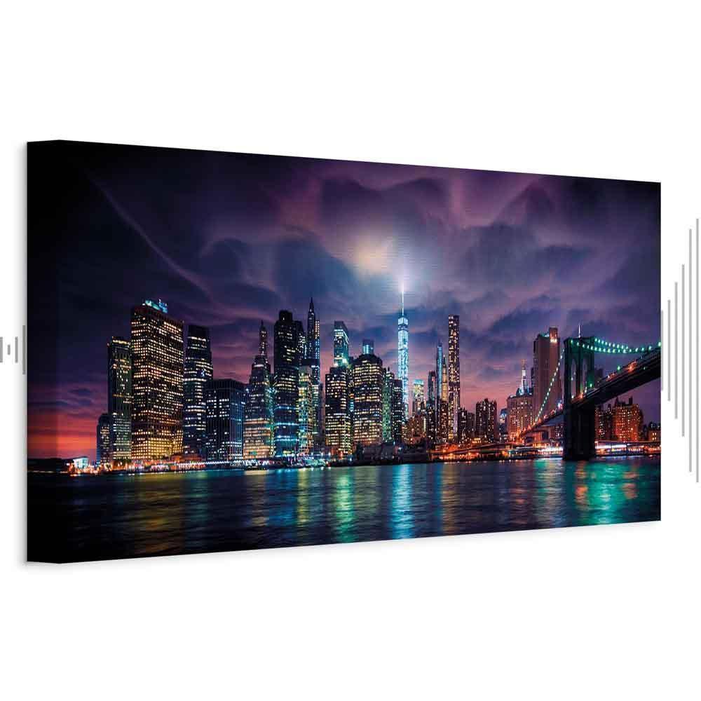 Leinwandbild - New York: Dark City