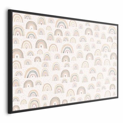 Poster - Rainbows and Hearts