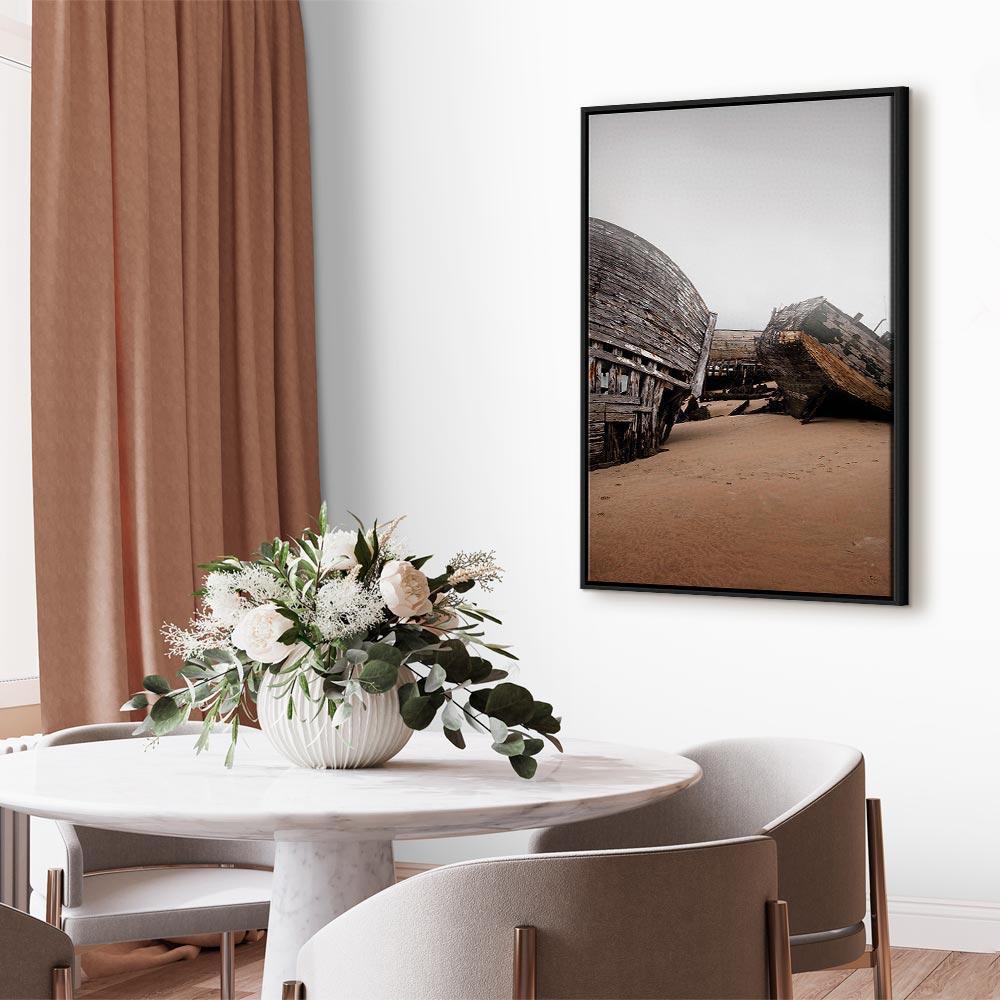 Leinwandbild - Abandoned Cutters (1 Part) Vertical