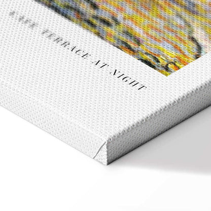 Leinwandbild - Cafe at Night (1 Part) Vertical