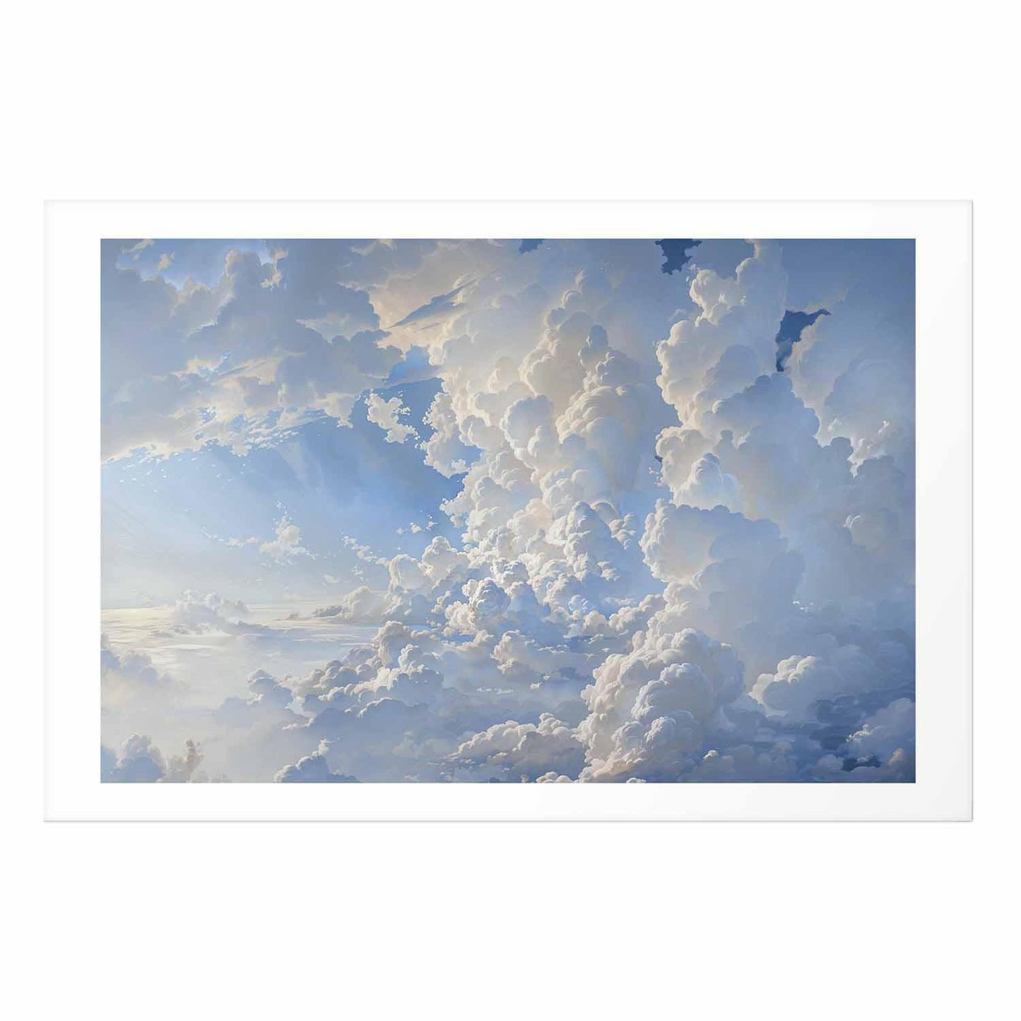 Poster - The Sun Revealing Cloud Secrets: Spectacular Sky Images