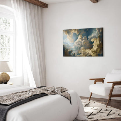 Leinwandbild - Sun and Shadows: A Theatrical Display of Nature High Above the Earth