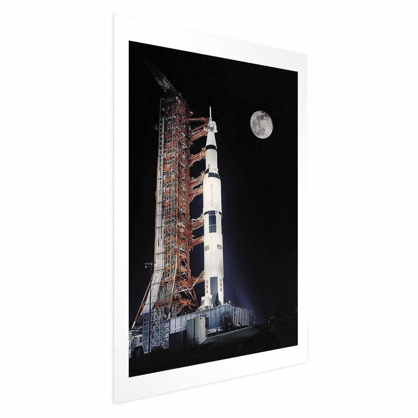 Poster Raketenstart – Aufbruch ins Weltall in spektakulärer Szene