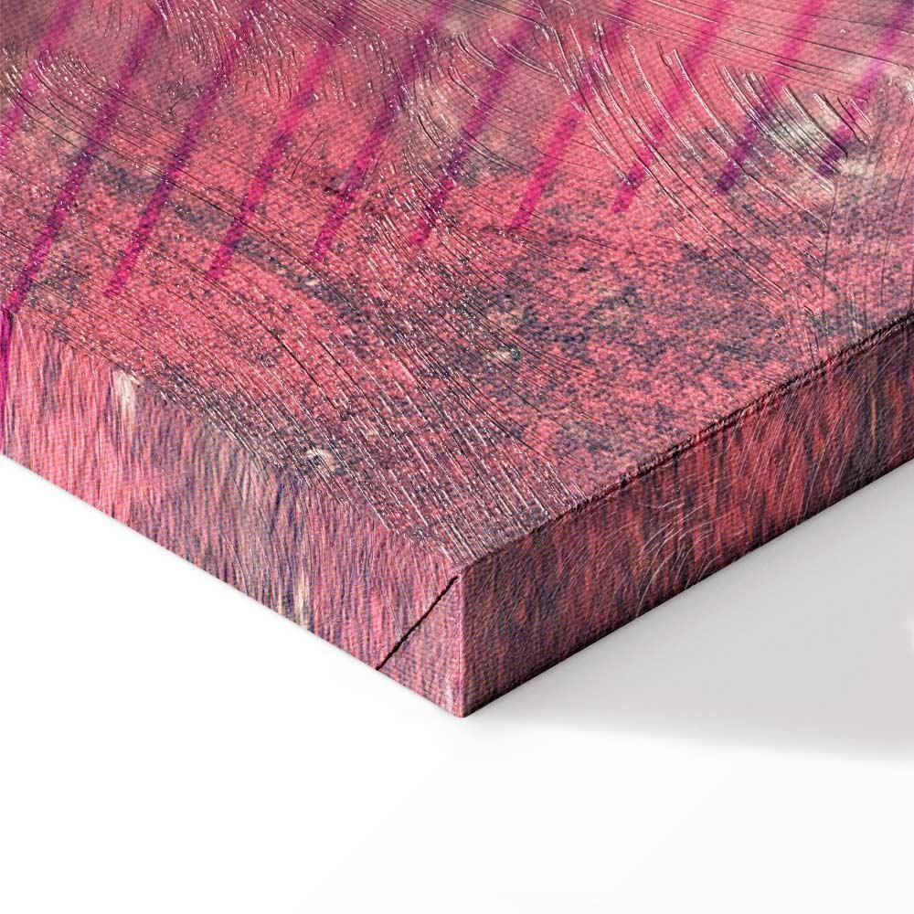 Leinwandbild - Crimson Abstraction (1 Part) Vertical