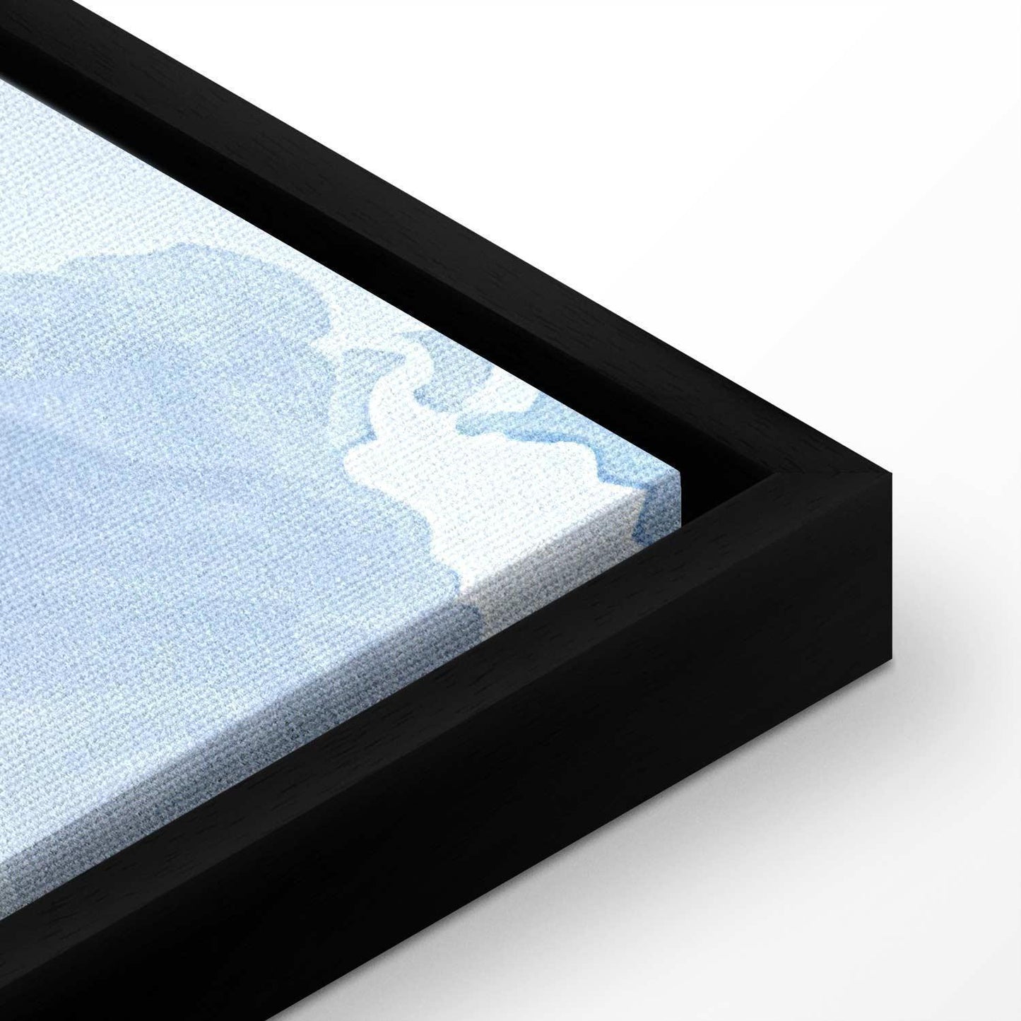 Leinwandbild - Landscape with Green Fields and Trees Tuscan Sunny View