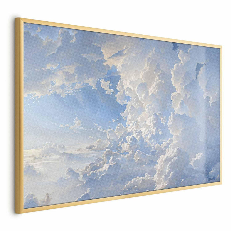 Poster - The Sun Revealing Cloud Secrets: Spectacular Sky Images Artgeist