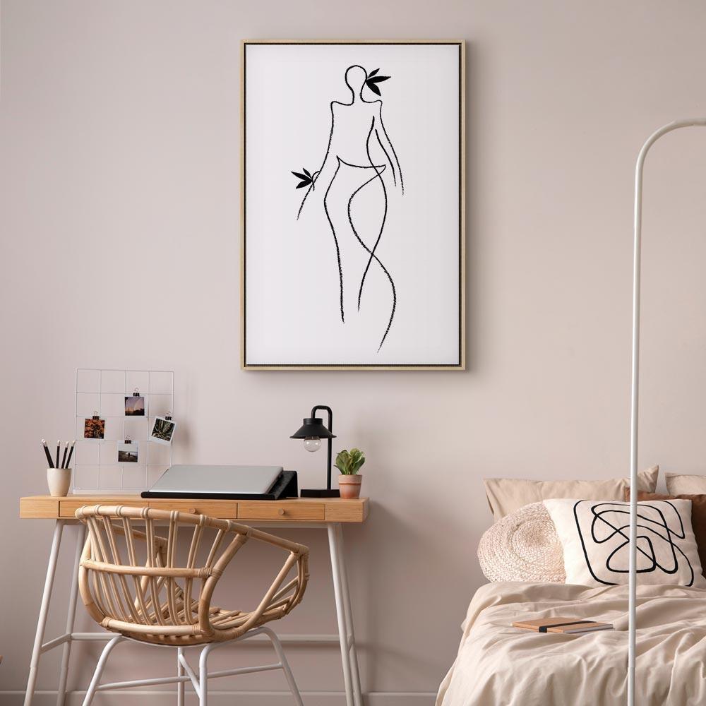 Leinwandbild - Exotic Dance (1 Part) vertical