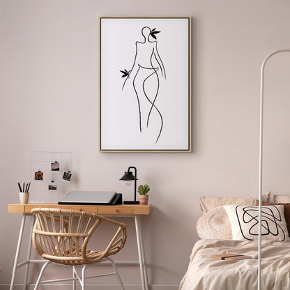 Leinwandbild - Exotic Dance (1 Part) vertical