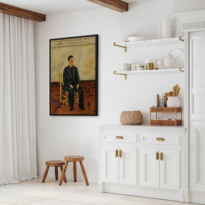 Leinwandbild - Frida Kahlo – Self-Portrait with Cropped Hair