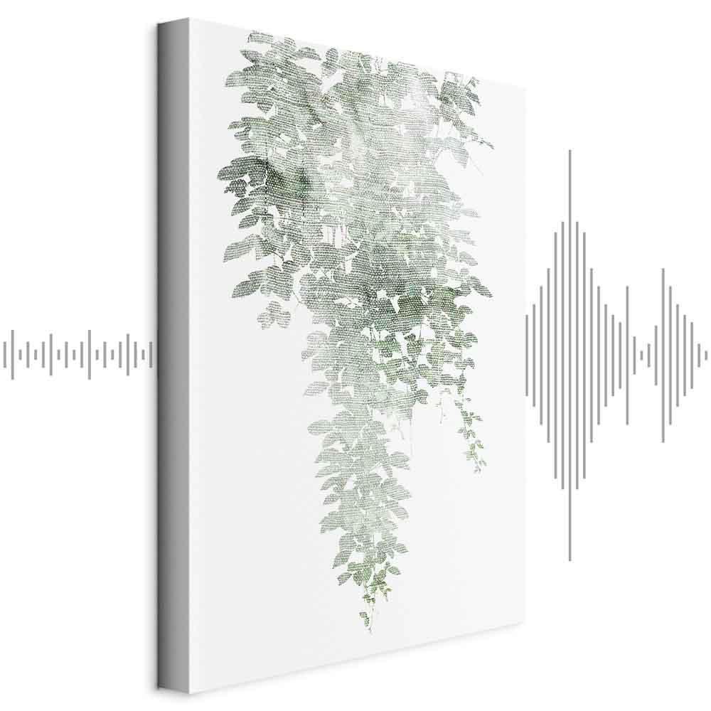 Leinwandbild - Green Cascade (1 Part) Vertical