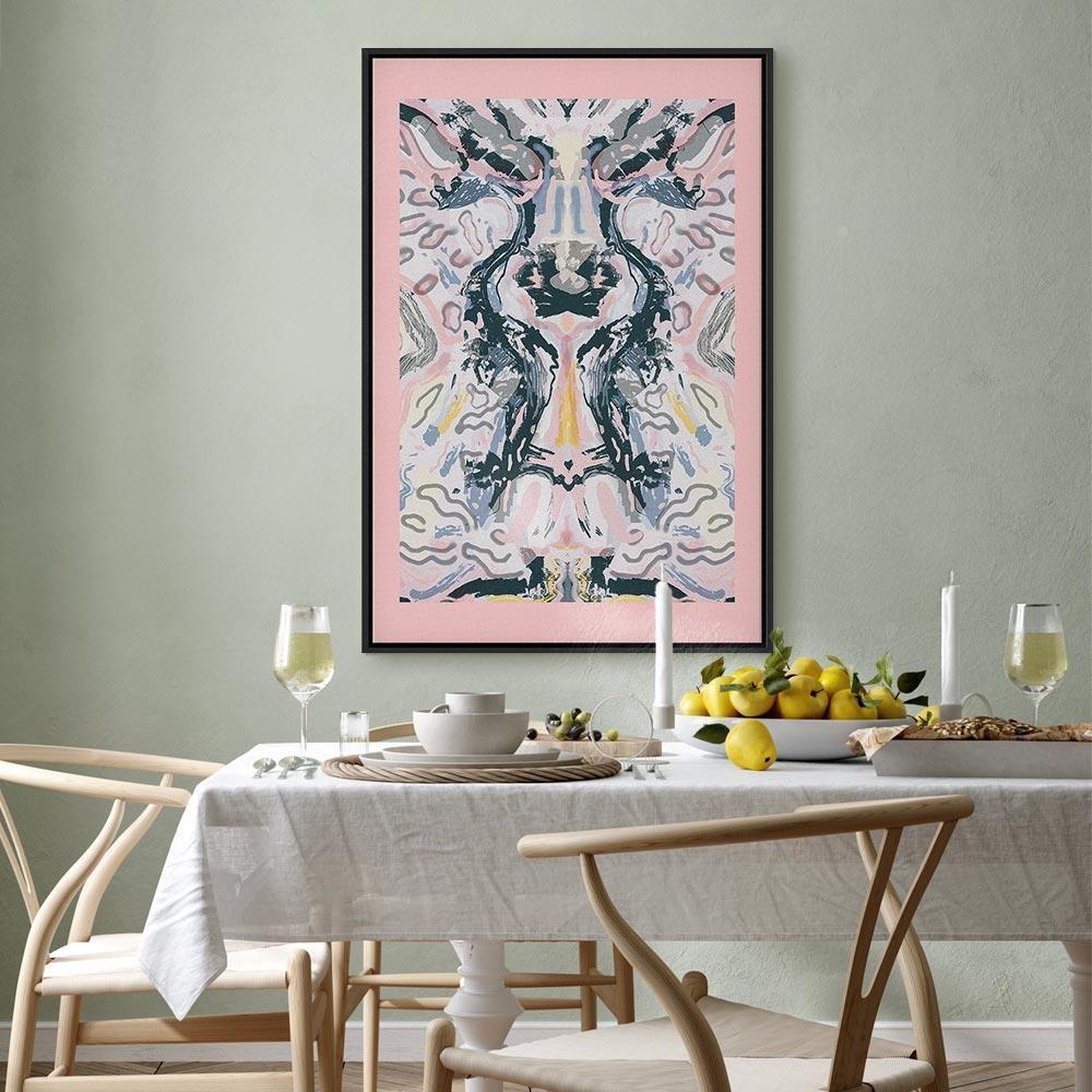 Leinwandbild - Rorschacha Mantra (1 Part) Vertical