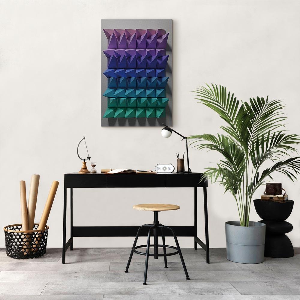 Leinwandbild - Uniform Motion (1 Part) Vertical