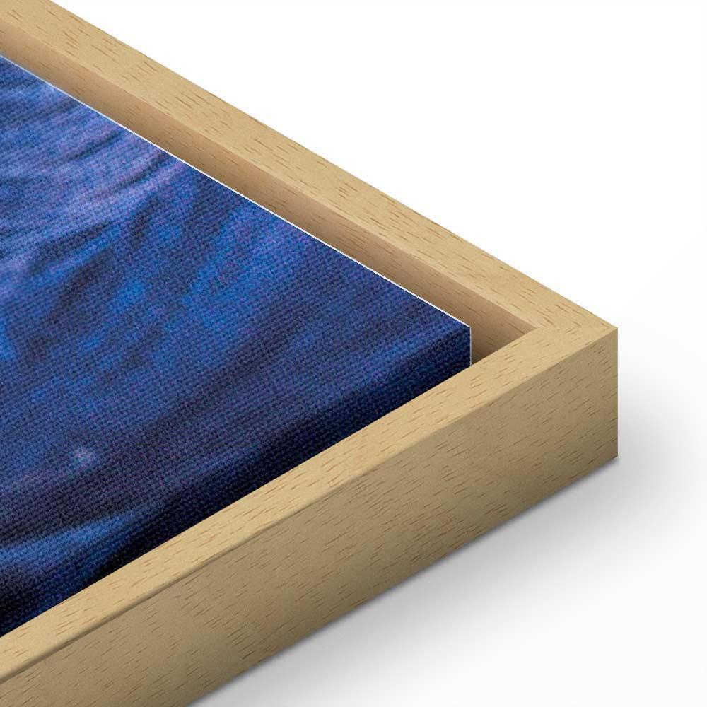 Leinwandbild - Blue Worsted (1 Part) Vertical