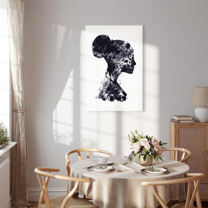 Leinwandbild - Abstract Profile (1 Part) Vertical