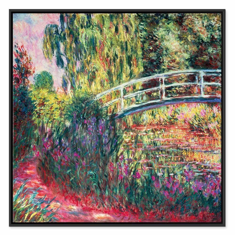 Leinwandbild - Claude Monet – The Japanese Footbridge