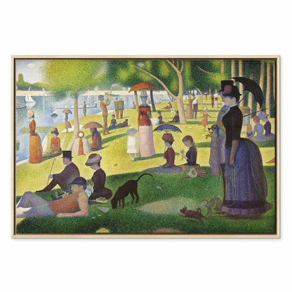 Leinwandbild - Georges Seurat – Sunday Afternoon on the Island of La Grande Jatte