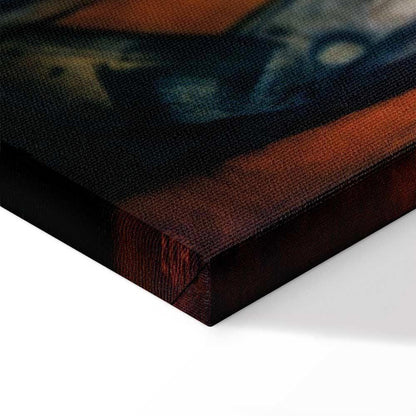 Leinwandbild - Franz Marc – The tower of blue horses