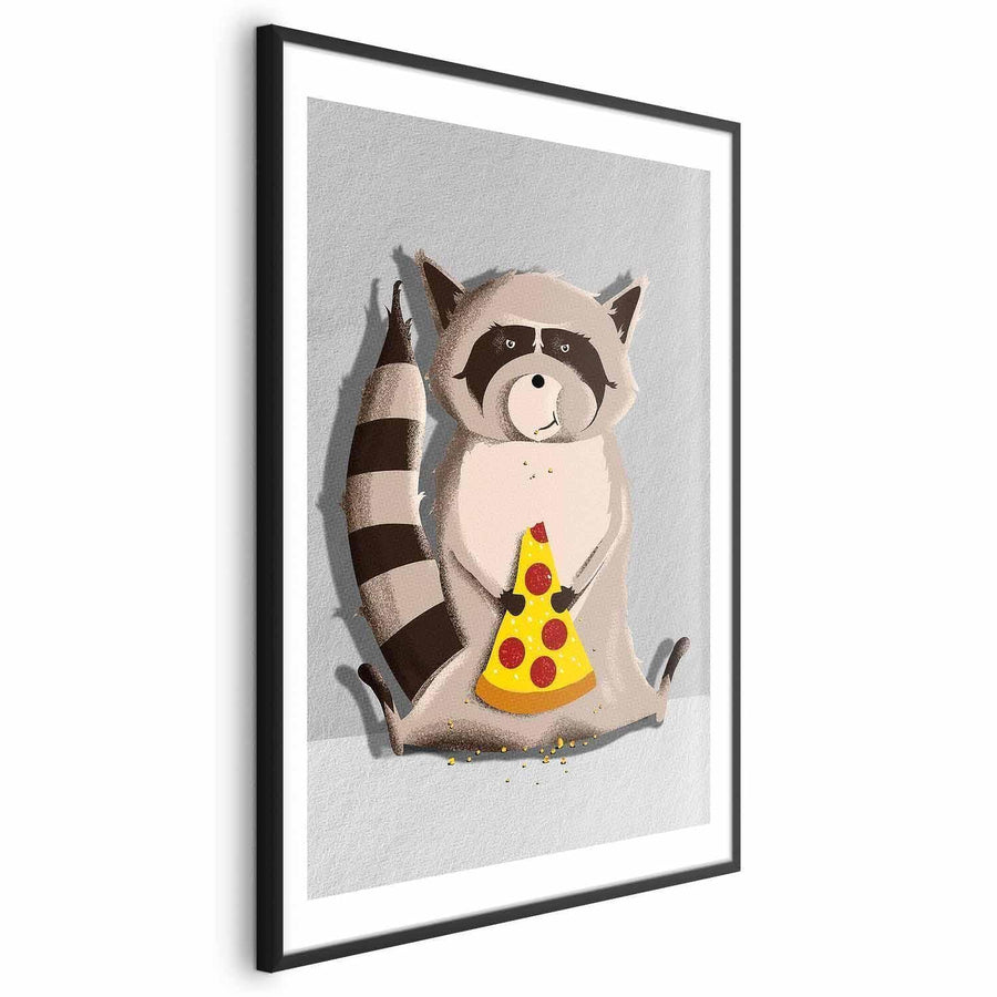 Poster - Raccoon Glutton Artgeist