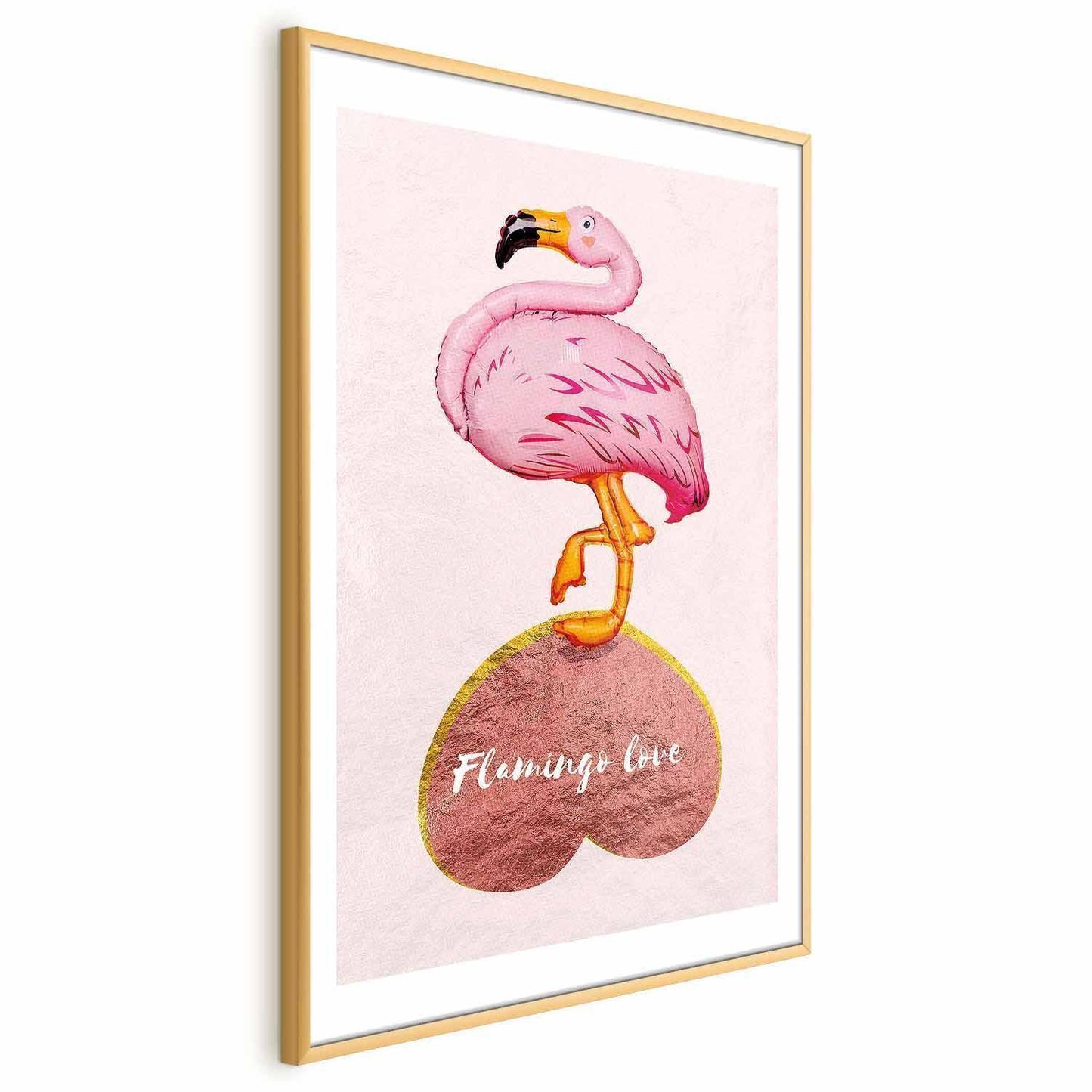 Poster - Flamingo in Love Artgeist