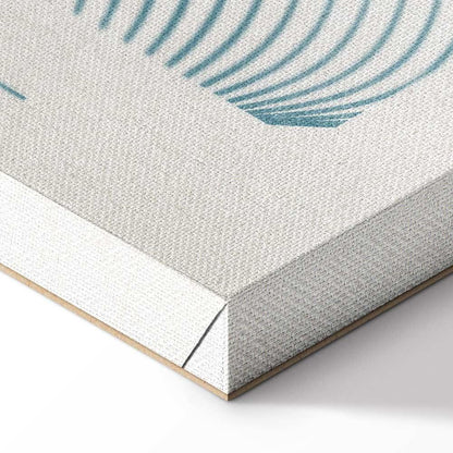 Leinwandbild - Simple Blue (1 Part) Vertical