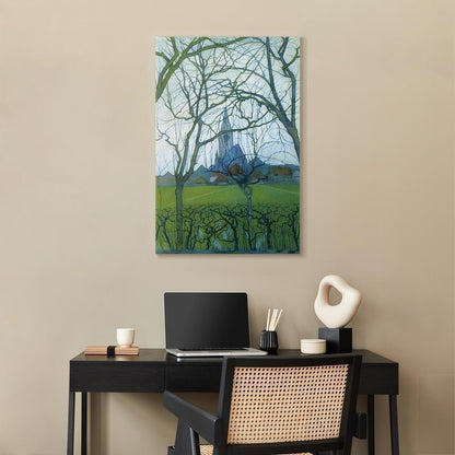 Leinwandbild - Piet Mondrian – St Jacob's Church